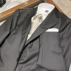 BEAMS F（ビームスF）CANONICO ブラック スーツ（スーツ