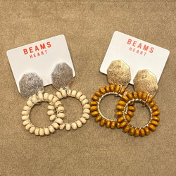 BEAMS HEART（ビームス ハート）マットメタル ビーズピアス（アクセサリー ピアス（両耳用））通販｜BEAMS