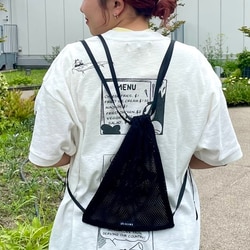 bPr BEAMS (bPr BEAMS) [Time Sale] Mesh Knapsack (Wallets and