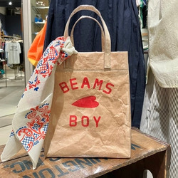 BEAMS BOY（ビームス ボーイ）BBロゴ ショップバッグ（バッグ トートバッグ）通販｜BEAMS