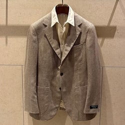BEAMS F (BEAMS F)DI PRAY Silk Wool Herringbone Jacket BEAMS F (BEAMS F)DI PRAY Silk Wool Herringbone Jacket