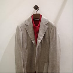 BEAMS F（ビームスF）DI PRAY シルクウール ヘリンボーン