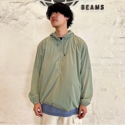 BEAMS（ビームス）ハーフジップ テック フーディ（ブルゾン