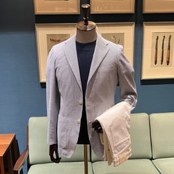 BEAMS F（ビームスF）NEW EASY コットン シアサッカー