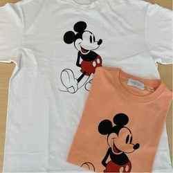 BEAMS (BEAMS) UNUSED × Disney / Mickey print short sleeve