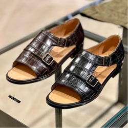 超美品 Cento Felina ダブルモンク ストラップ 8