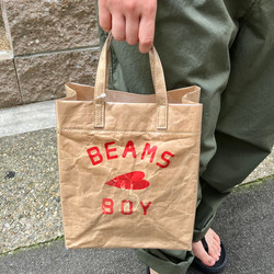 BEAMS BOY（ビームス ボーイ）BBロゴ ショップバッグ（バッグ トートバッグ）通販｜BEAMS