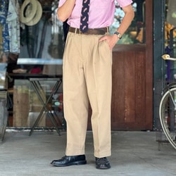BEAMS PLUS（ビームス プラス）2 Pleats Trousers Twill（パンツ