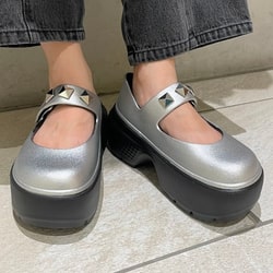 Ray BEAMS (Ray BEAMS) crocs / STOMP METALLIC MARY JANE