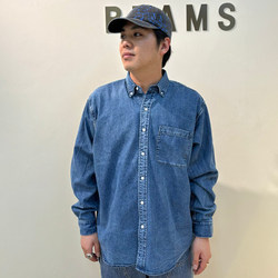BEAMS（ビームス）デニム ボタンダウンシャツ（シャツ・ブラウス 