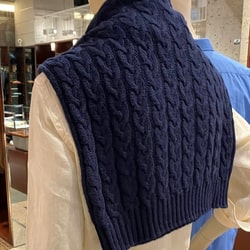 BEAMS F（ビームスF）DRUMOHR / コットン ケーブル クルーネック