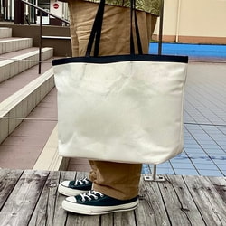 BEAMS HEART（ビームス ハート）キャンバス × レザー トート