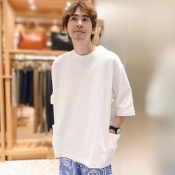送料無料 通販  BEAMS（ビームス）サイドポケット ルーズ Tシャツ（Tシャツ トップス