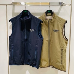 BEAMS GOLF（ビームス ゴルフ）〈WOMEN〉 ORANGE LABEL / パイピング ボア ジップベスト（ブルゾン フリースジャケット・ ベスト）通販｜BEAMS