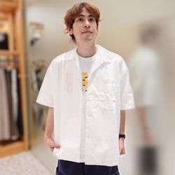 BEAMS（ビームス）ベーシック オープンカラー シャツ（シャツ