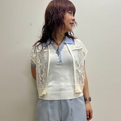 Ray BEAMS（レイ ビームス）【別注】FILA / 40-LOVE ポロシャツ