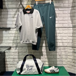BEAMS GOLF（ビームス ゴルフ）ピンストライプ シューズケース