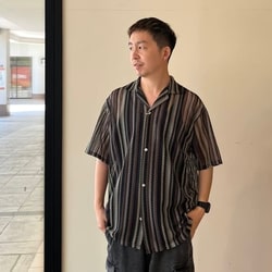 BEAMS HEART（ビームス ハート）レース ストライプ オープン