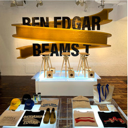 BEAMS T（ビームスT）【別注】Benjamin Edgar / T-shirt（WHITE