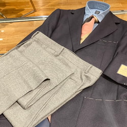 BEAMS F（ビームスF）CARLO BARBERA ウール ホップサック