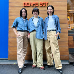 BEAMS BOY（ビームス ボーイ）【別注】BUZZ RICKSON'S / シャンブレー ロングスリーブ シャツ（シャツ・ブラウス カジュアルシャツ ）通販｜BEAMS