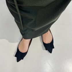Ray Beams レイビームス バックリボンパンプス ブラック/23.5