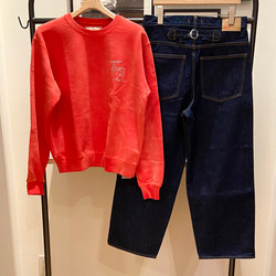 BEAMS（ビームス）FUTURE ARCHIVE / FADE RHINE STONE SWEAT