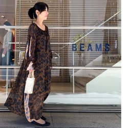 Demi-Luxe BEAMS（デミルクス ビームス）【10/24新規値下げ】AK+1 / シフォン フラワー ワンピース（ワンピース ワンピース ）通販｜BEAMS