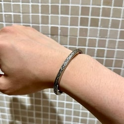 BN-029 Triangle Twist バングル | WAKAN SILVER SMITH online store