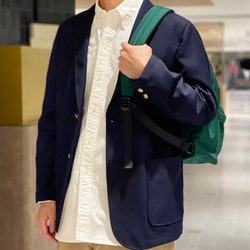 BEAMS+ J.Crew ネイビー コンフォートブレザー UNISEX】ネイビーブレザー / ダブル / J.PRESS YORK STREET