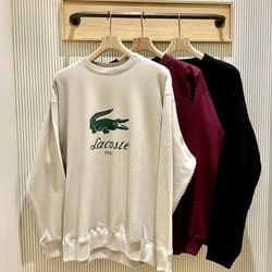 BEAMS（ビームス）【別注】LACOSTE / ロゴ スウェット（トップス