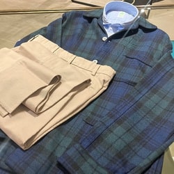 ATELIER ZINS コットンツイル 2プリーツ ワイドスラックス 38 BEAMS F（ビームスF）ATELIER ZINS / コットンツイル 2プリーツ ワイド