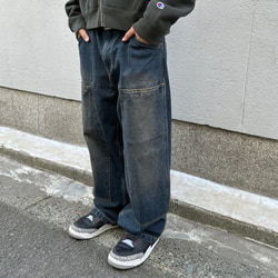 BEAMS（ビームス）【別注】NULL TOKYO / W KNEE DENIM PANTS