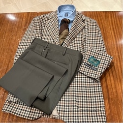 BEAMS F（ビームスF）HANDMADE MAGEE ウール ガンクラブチェック