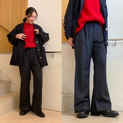 Demi-Luxe BEAMS（デミルクス ビームス）スリット フレアパンツ