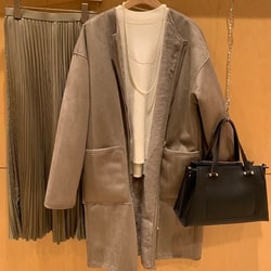 BEAMS HEART（ビームス ハート）リバーシブル フェイクムートン