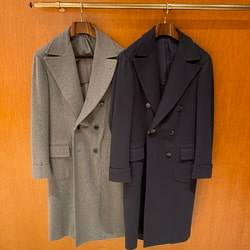 Brilla per il gusto (Brilla per il gusto) LORO PIANA FABRIC Cashmere Solid  Double Breasted Coat (Coat, Chesterfield Coat) Available at BEAMS