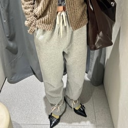 BEAMS BOY（ビームス ボーイ）ヘム アレンジ スウェット パンツ