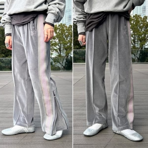 needles×BEAMSBOY/別注ベロアジップパンツ needles×BEAMSBOY/別注ベロアジップパンツ