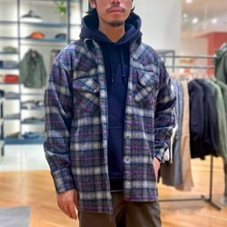 BEAMS PLUS(ビームス プラス)Western Shirt Wool/Alpaca Plaid BEAMS PLUS(ビームス プラス)Western Shirt Wool/Alpaca Plaid