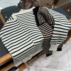 BEAMS F（ビームスF）【別注】GUERNSEY WOOLENS / ボーダー