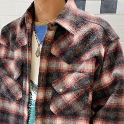 BEAMS PLUS(ビームス プラス)Western Shirt Wool/Alpaca Plaid BEAMS PLUS(ビームス プラス)Western Shirt Wool/Alpaca Plaid