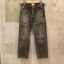 BEAMS（ビームス）BOW WOW / 30S BLACK DENIM PANTS REPAIRED