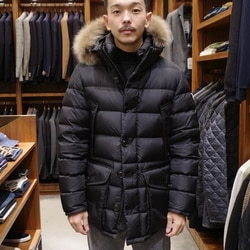 BEAMS F（ビームスF）MONCLER / CLUNY ナイロン ダウンジャケット（ブルゾン ダウンジャケット）通販｜BEAMS