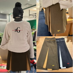 BEAMS GOLF（ビームス ゴルフ）NYロゴ 総柄 ニットキャップ