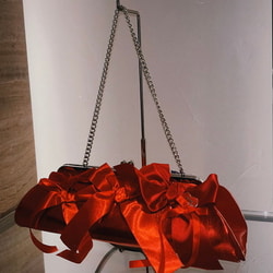 【最終値下げ】リボンバッグ【guriguri】 BLACK RIBBON BAG 2WAY