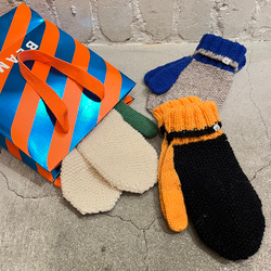 BEAMS BOY（ビームス ボーイ）2トーン ミトン（ファッション雑貨