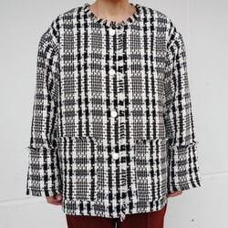 BEAMS HEART(ビームス ハート)ツイード オーバージャケット BEAMS HEART(ビームス ハート)ツイード オーバージャケット