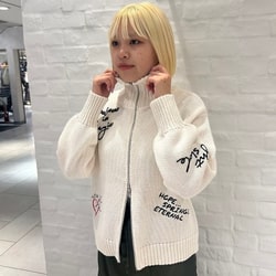 B:MING by BEAMS（ビーミング by ビームス）手書き刺繍 ニット
