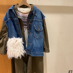 BEAMS HEART（ビームス ハート）ボアベスト付き モッズコート